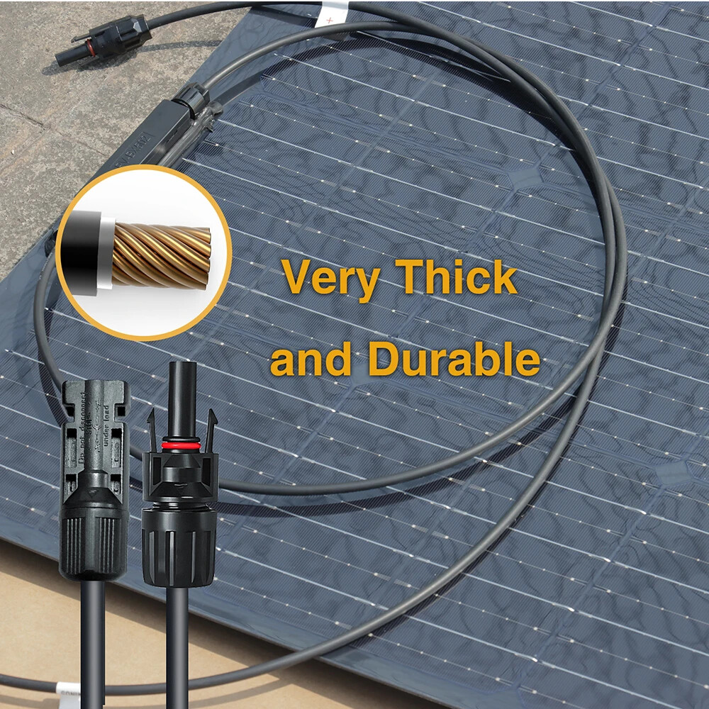 200W 400W 800W Watt Flexible Mono Solar Panel 12V Portable RV Home Boat Camping