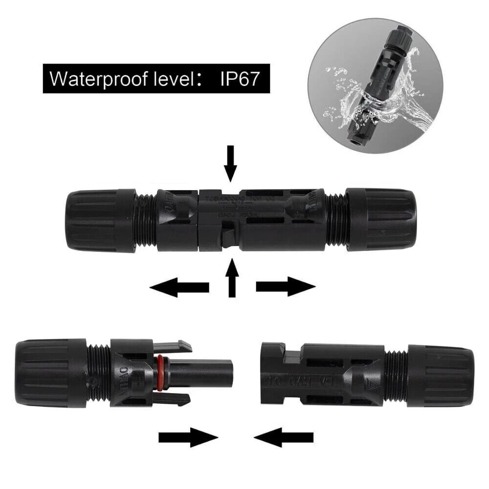 10-100 Pairs Waterproof Male Female M/F Wire Cable Connector Solar Panel Adapter