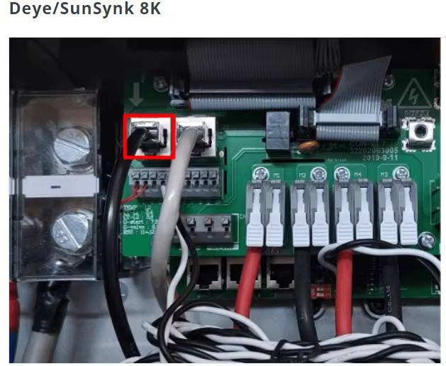 Deye SunSynk Sol-Ark Inverters RS485 USB Communication Programming Cable Solar