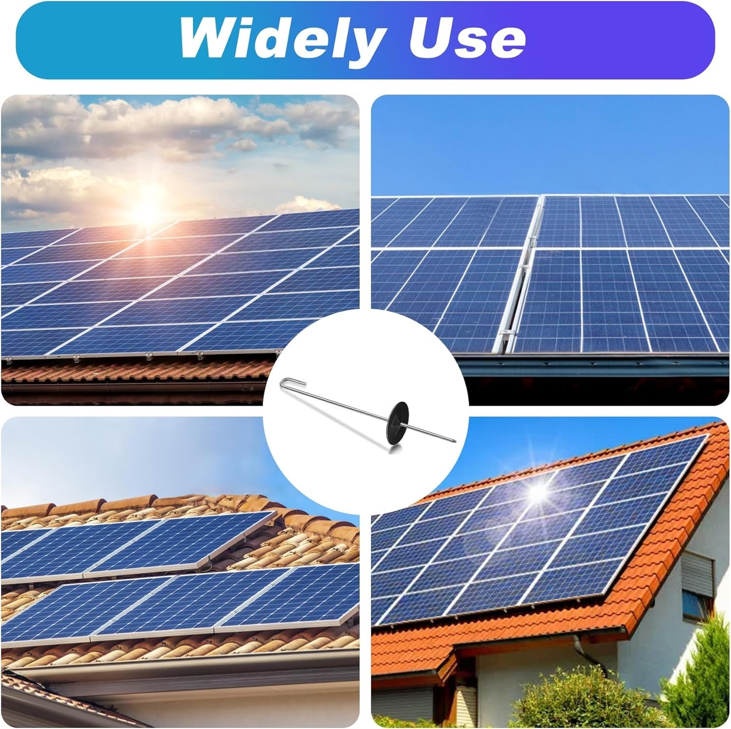 304 Stainless Steel Fastener Clips for Solar Panels – Easy Install & Secure Fit