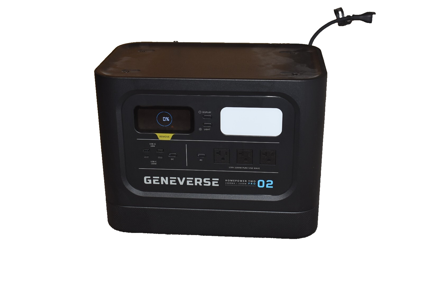 PARTS Error* Geneverse 2419Wh LiFePO4 Portable Power Station TWO PRO