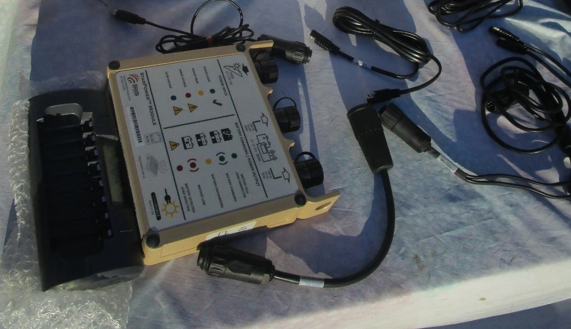 Portable Solar Kit parts- 12V Cell Inverter w/ cables-Iris Technology SPACES II