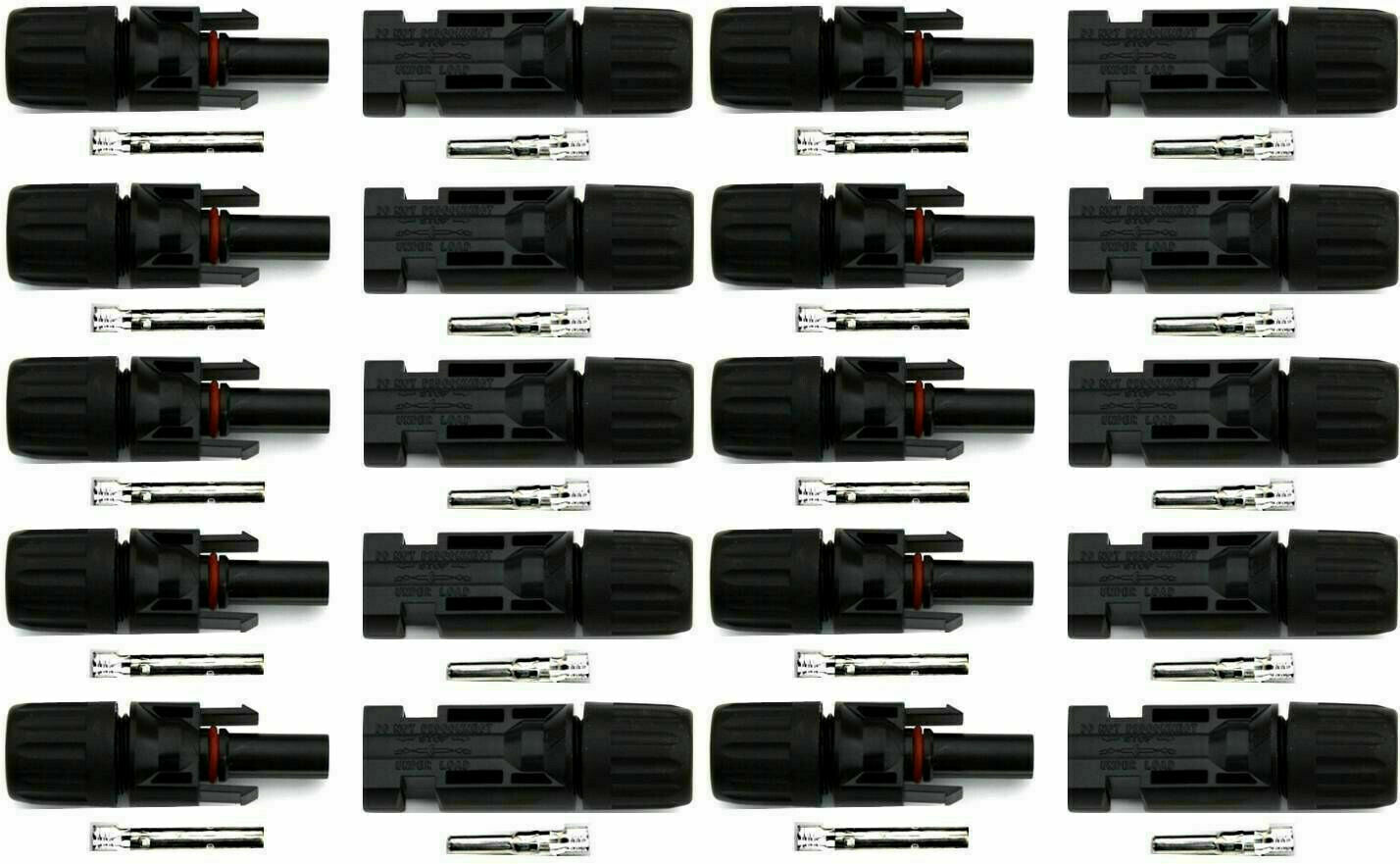 5~20 Pairs Male Female M/F Wire Cable Connector Set Solar Panel Waterproof