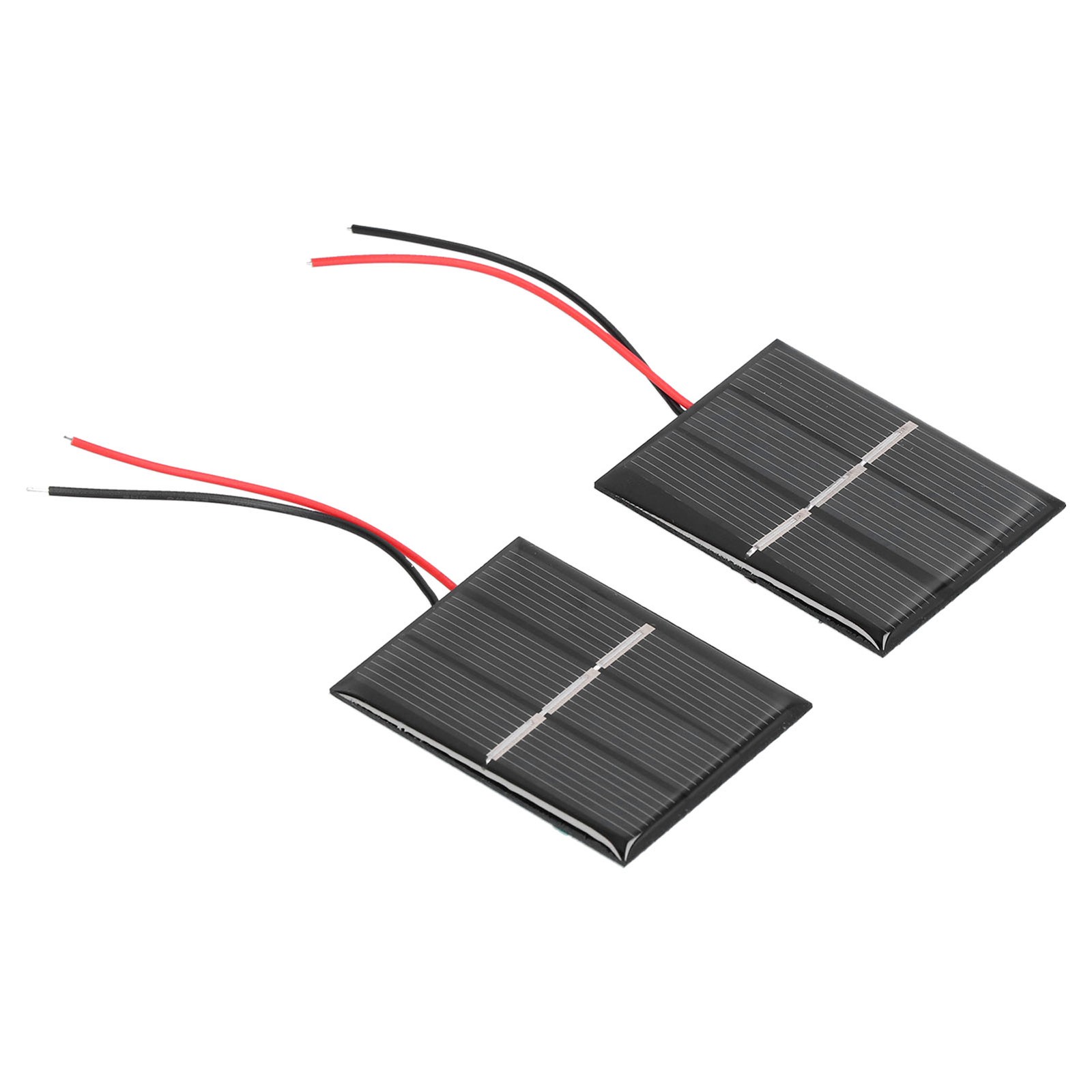 2Pcs Solar Panel Module Polysilicon Micro Mini Glue Power Solar Cells 43x55mm