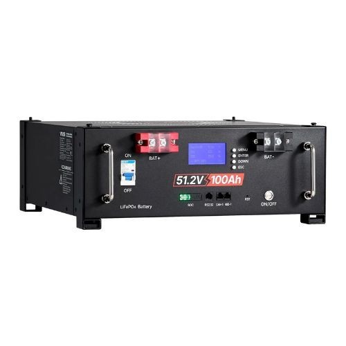 48V 200Ah and 51.2V Server Rack LiFePO4 Lithium Battery Pack (2�100Ah) Bluetooth