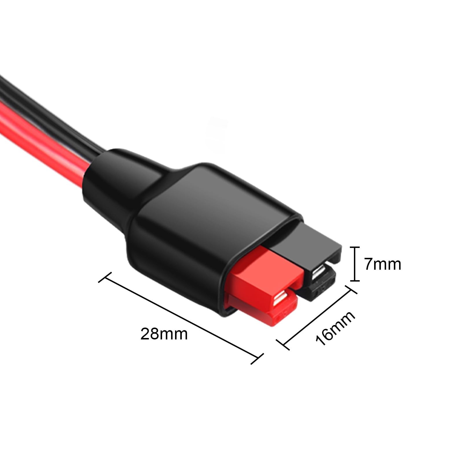 PAEKQ 10AWG Solar Panel to Anderson Connector Adapter Extension Cable,1.6FT