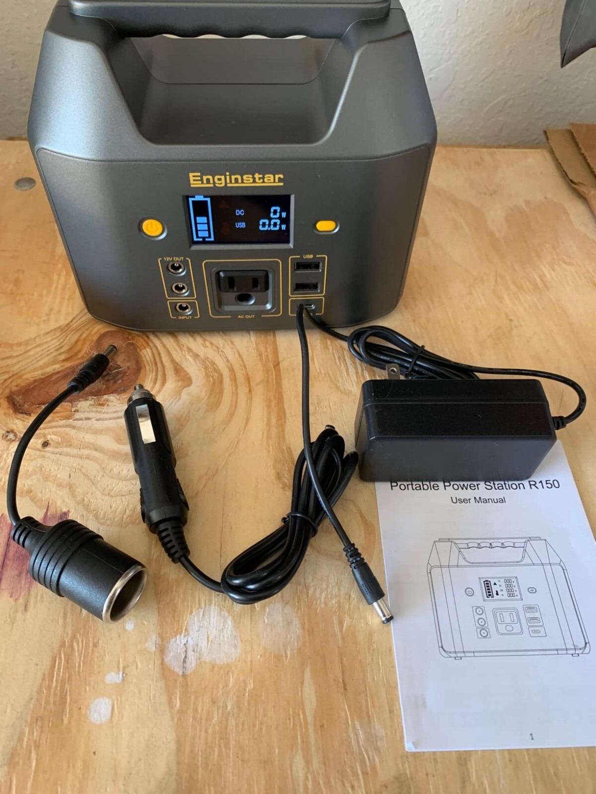 Open Box EnginStar 150W 155Wh Portable Power Station, 110V Power Bank
