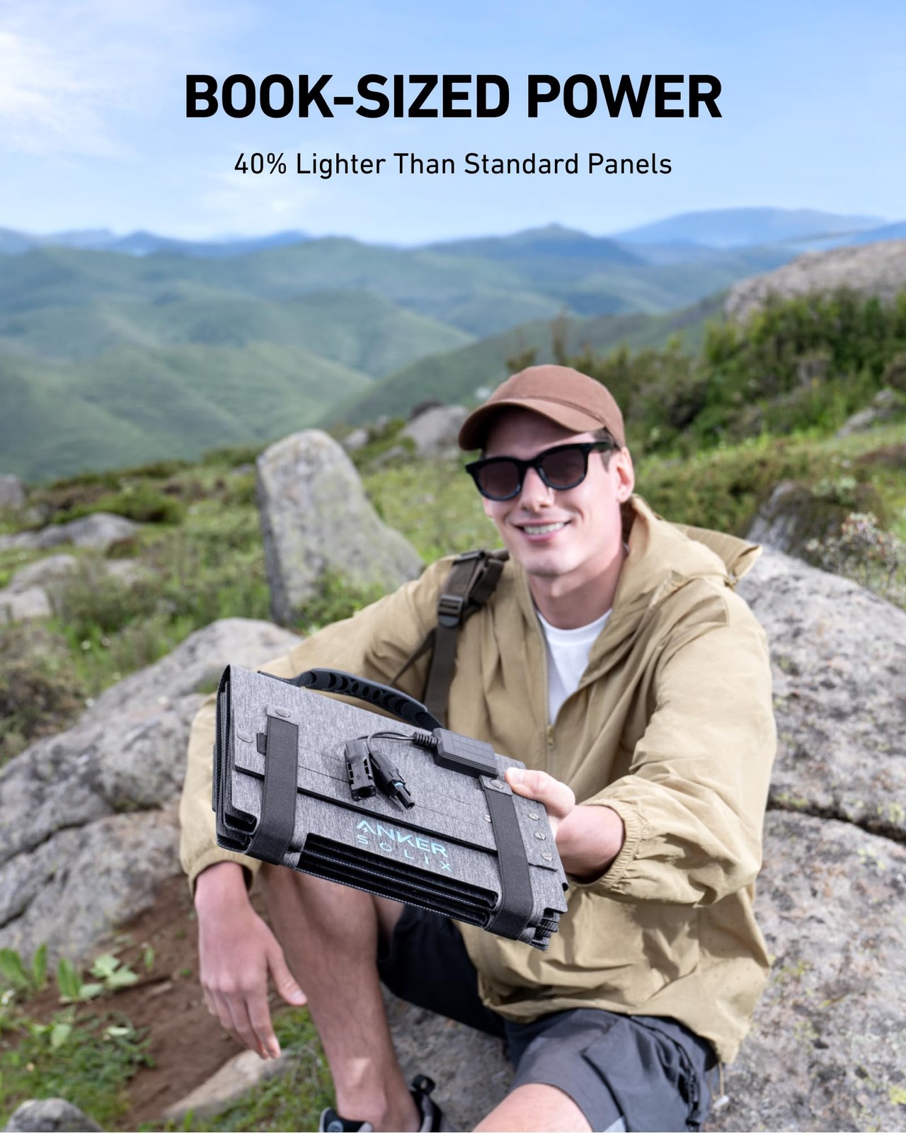 Anker SOLIX C300 DC Power Bank Station and 60W Solar Panel, 288Wh Portable Po…