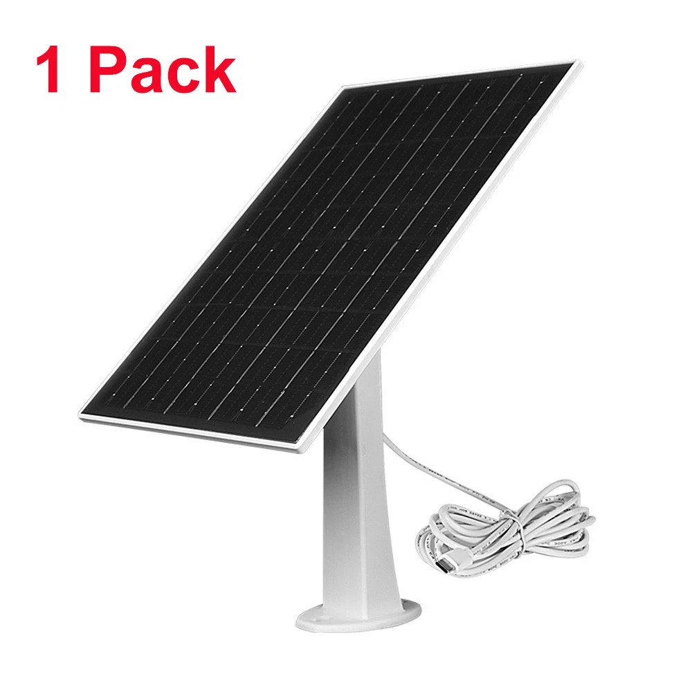 Solar Panel for Ring Spotlight Camera/Stick Up Cam Battery Charger 8W 5V Output