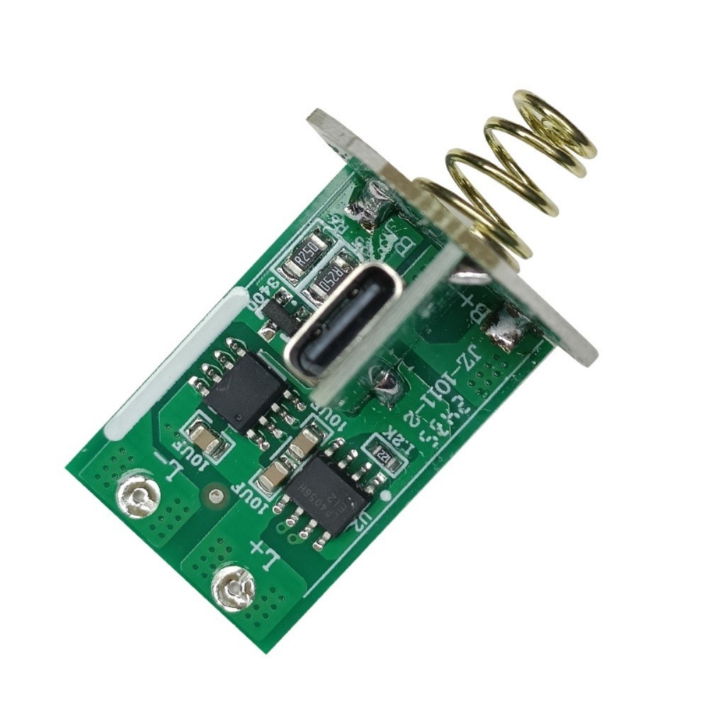 Compact 31×19.6mm LED Driver PCB for 3-4.2V Flashlights with Switch
