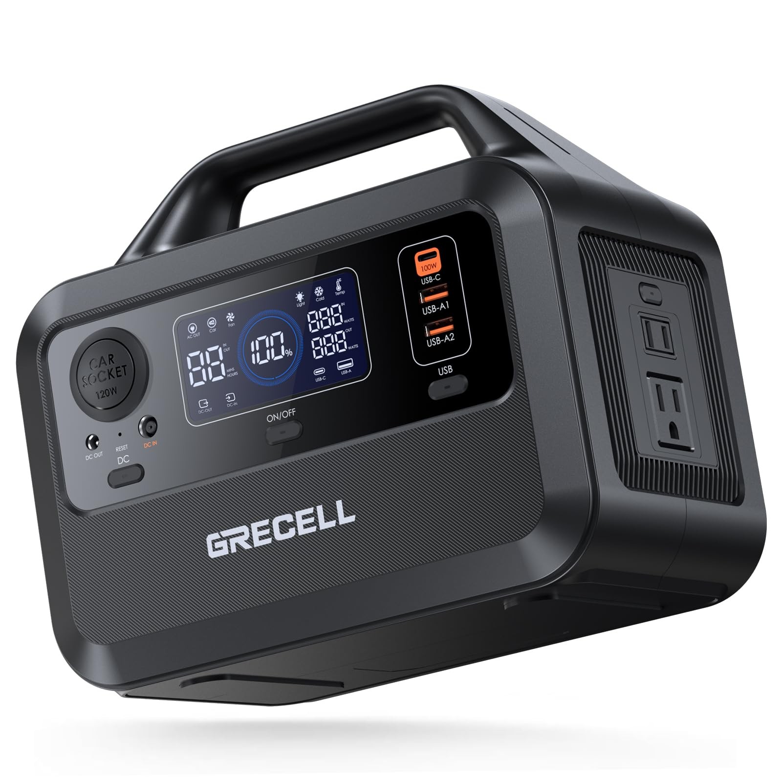 Portable Power Station 300W, 230Wh LiFePO4 (LFP) Battery, 1.5hrs Fast Chargin…
