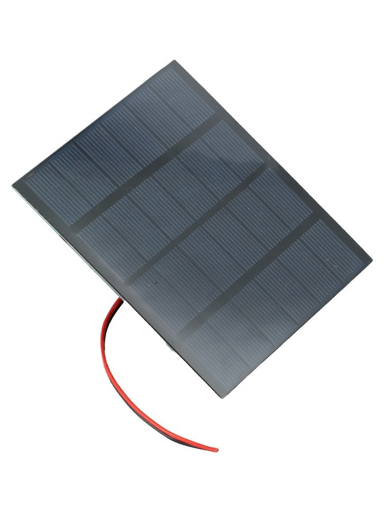 Compact 1 5W Polycrystalline Solar Panel with Wire for DIY Electrical Use