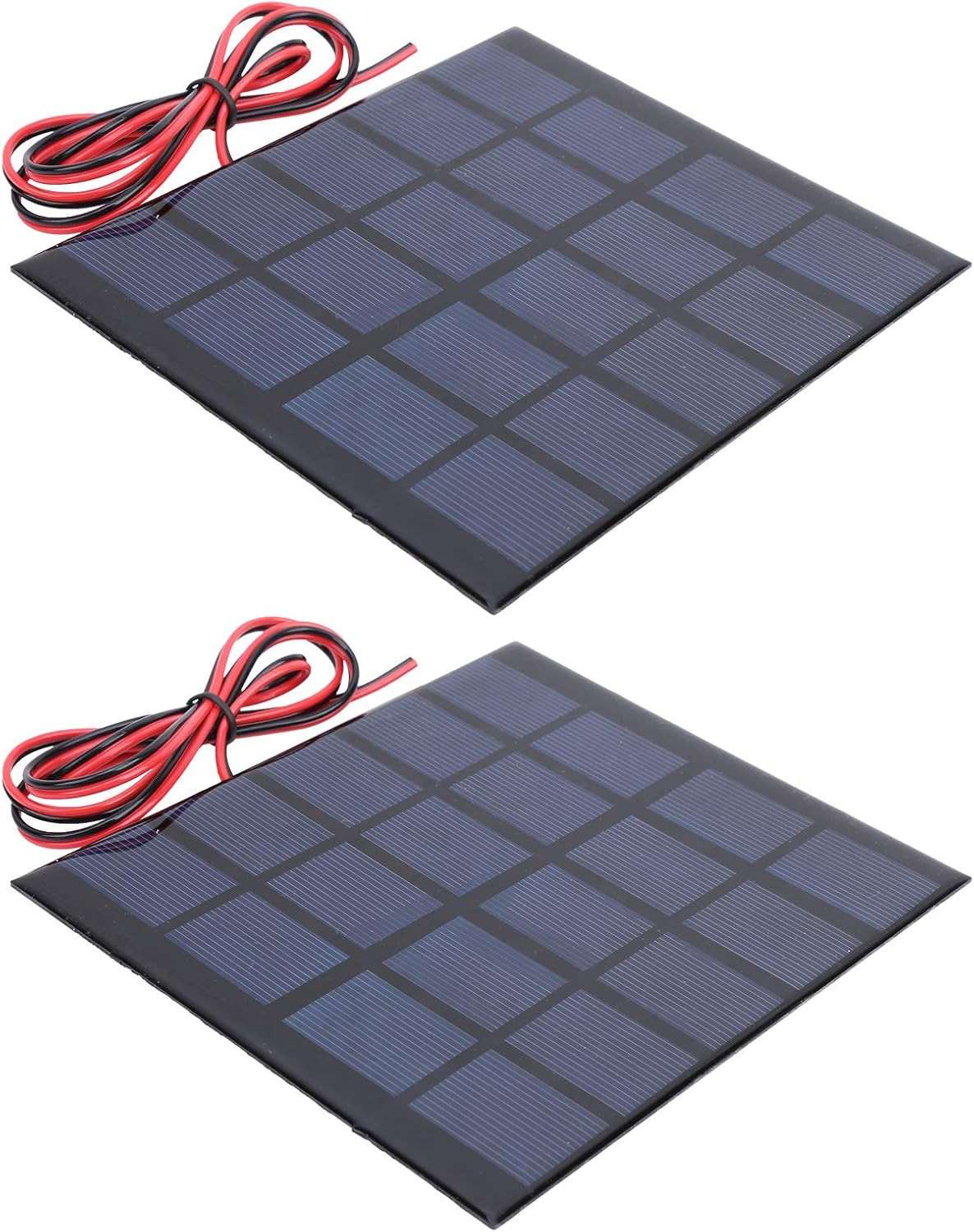 5V 500Ma Solar Panel Cell Power Module with 2Pcs,High Conversion Efficiency, Sno