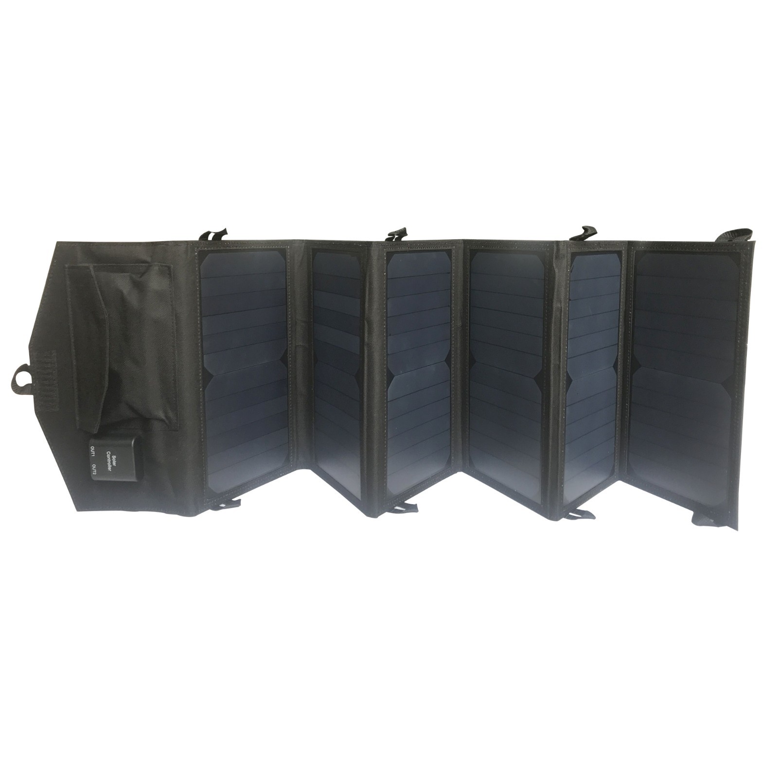 40W Folding Solar Panel Charger 18V/5V for Phone Tablet 12V Battery Waterproof