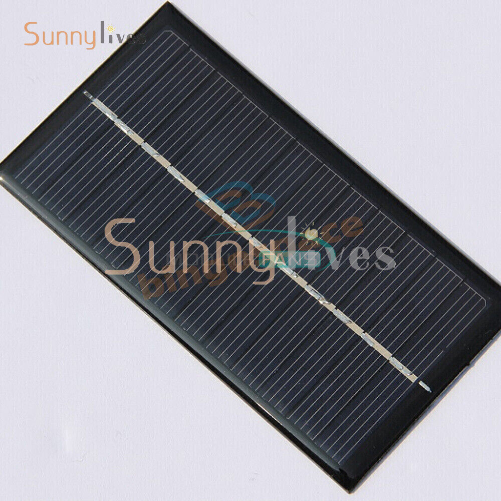 2V/5V/6V/12V Monocrystalline Solar Power Panel For Motor Toys Lawn Lamp
