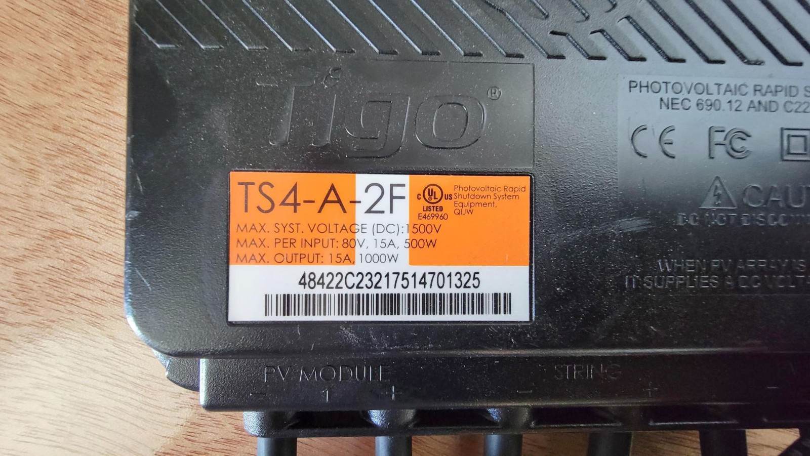 TIGO TS4-A-2F PV Rapid Shutdown Module (NEW OPEN BOX) 2 Panel hookup