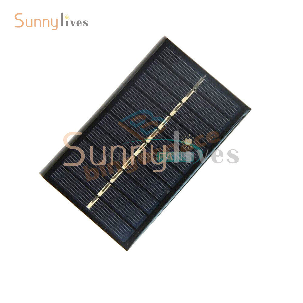 2V/5V/6V/12V Monocrystalline Solar Power Panel For Motor Toys Lawn Lamp