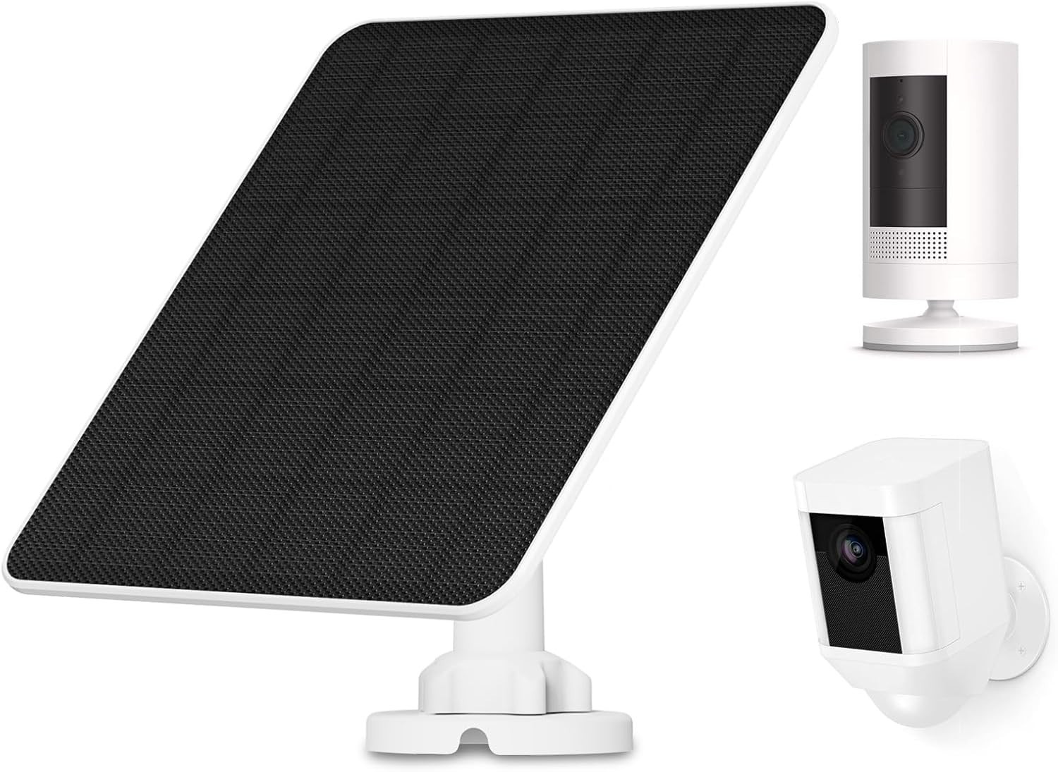 Waterproof 5W Solar Charger for Ring & Wyze Cameras with 9.8ft Cable