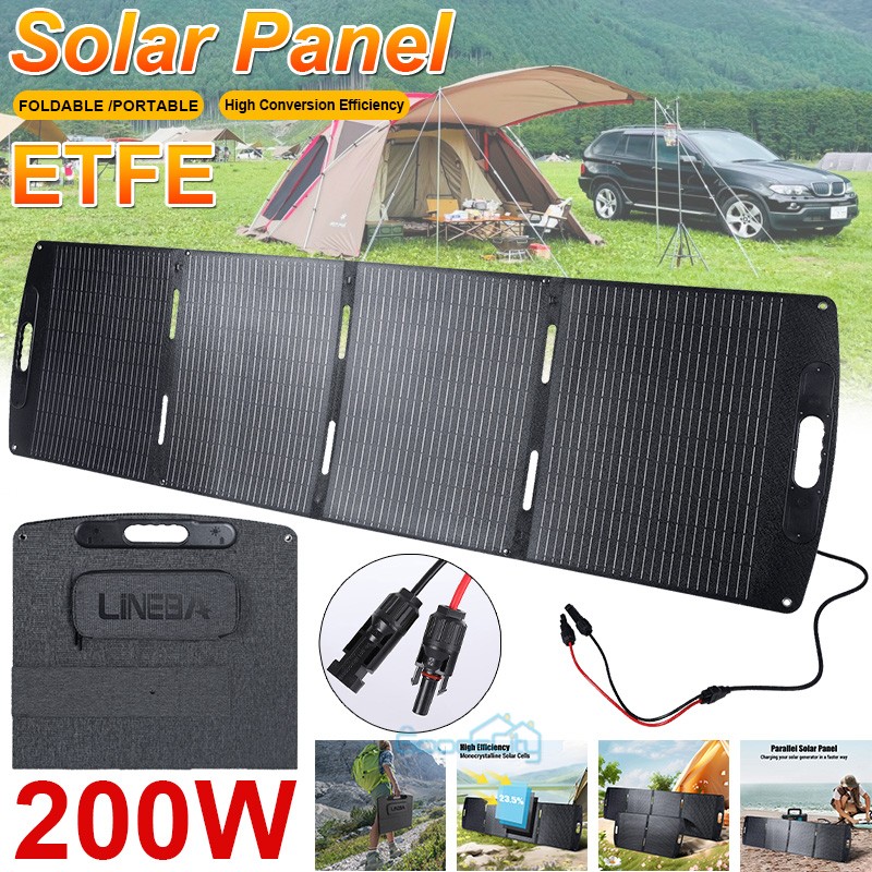 100W 200W 400W Watts Portable Solar Panel 23.5% Conversion High Efficiency