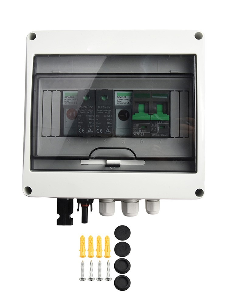 PV Combiner Box DC Fuse IP65 MCB Protection Replacement 200*150*95mm 550V