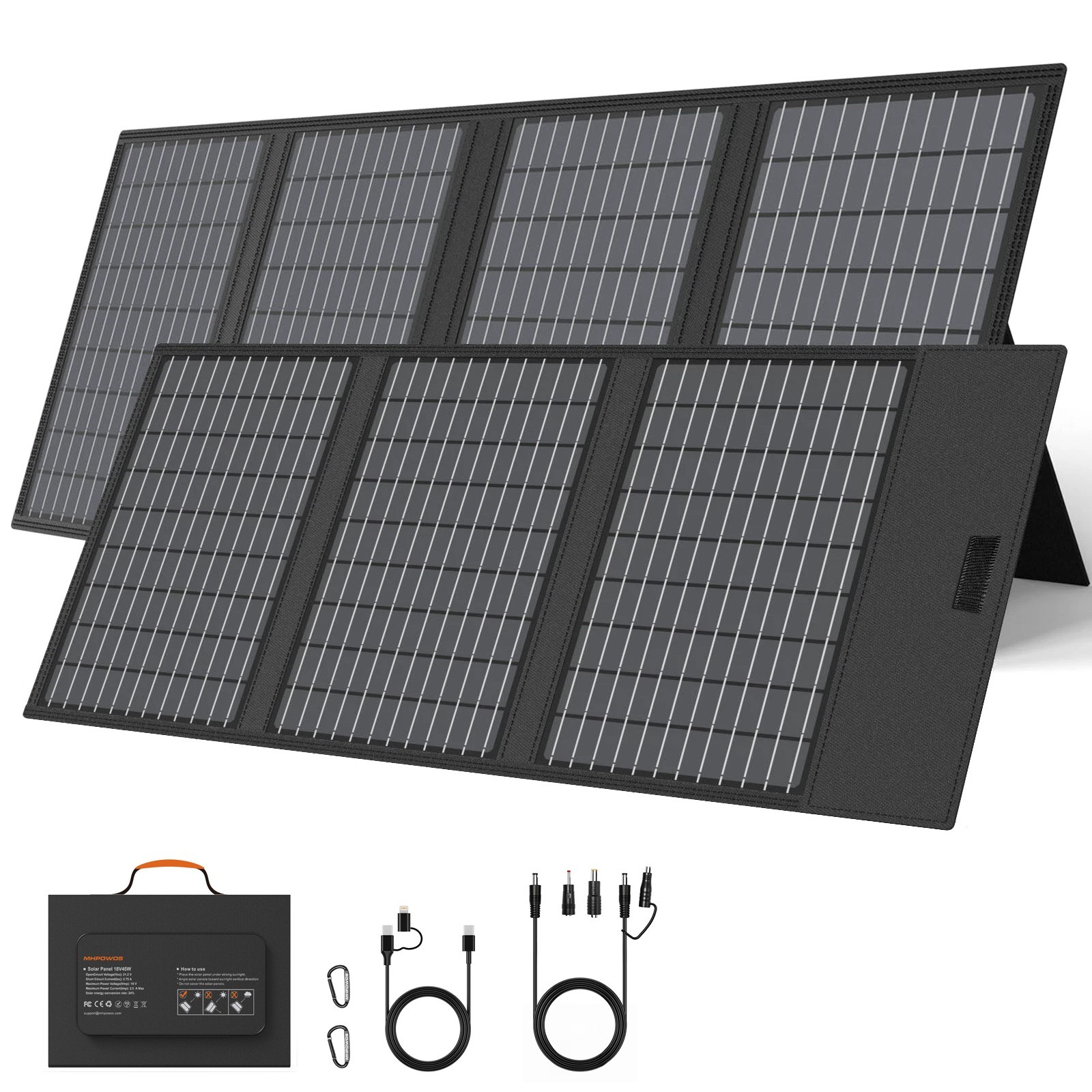 60W Portable Solar Panels outdoor 45Watt for Jackery EXPLORER 240D Powerstation
