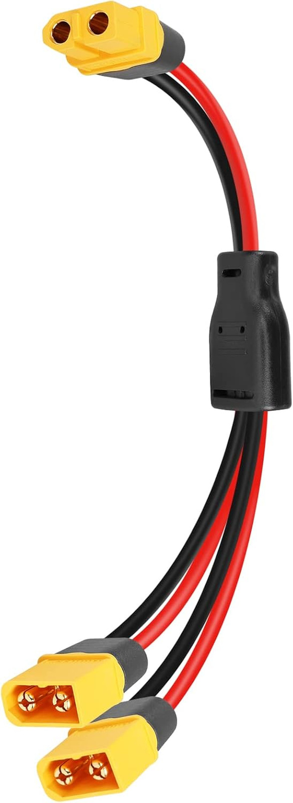 GINTOOYUN XT60 Y Splitter Extension Cable 12 AWG XT60 Female to Dual Male Connec