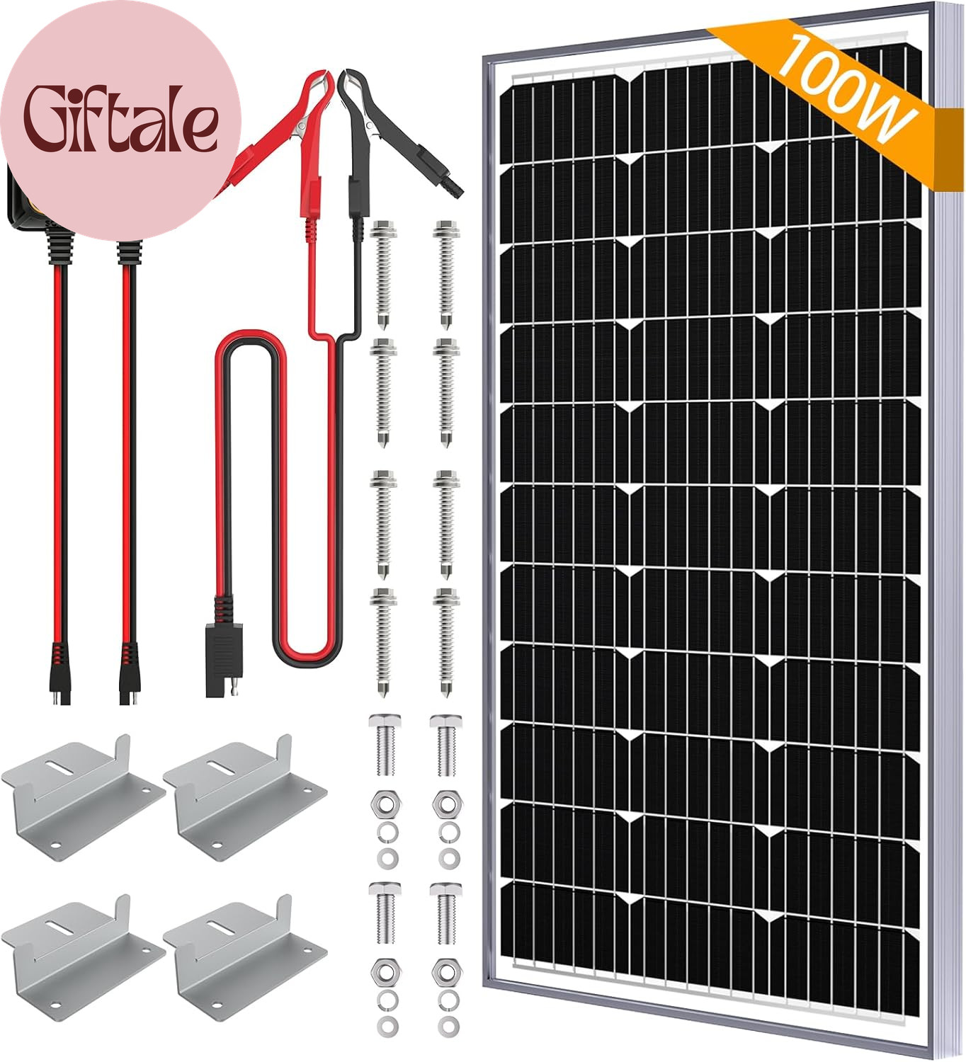 Solar Panel Battery Charger Kit with MPPT Controller