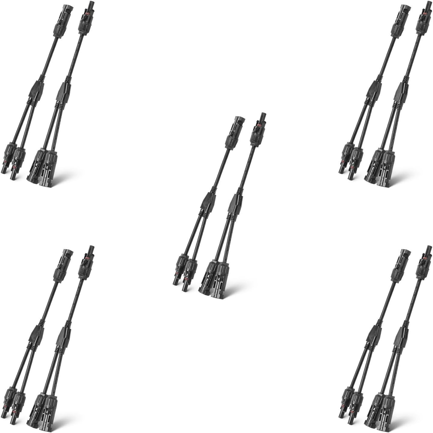 Solar Panel Y Branch Cable Connector Pair