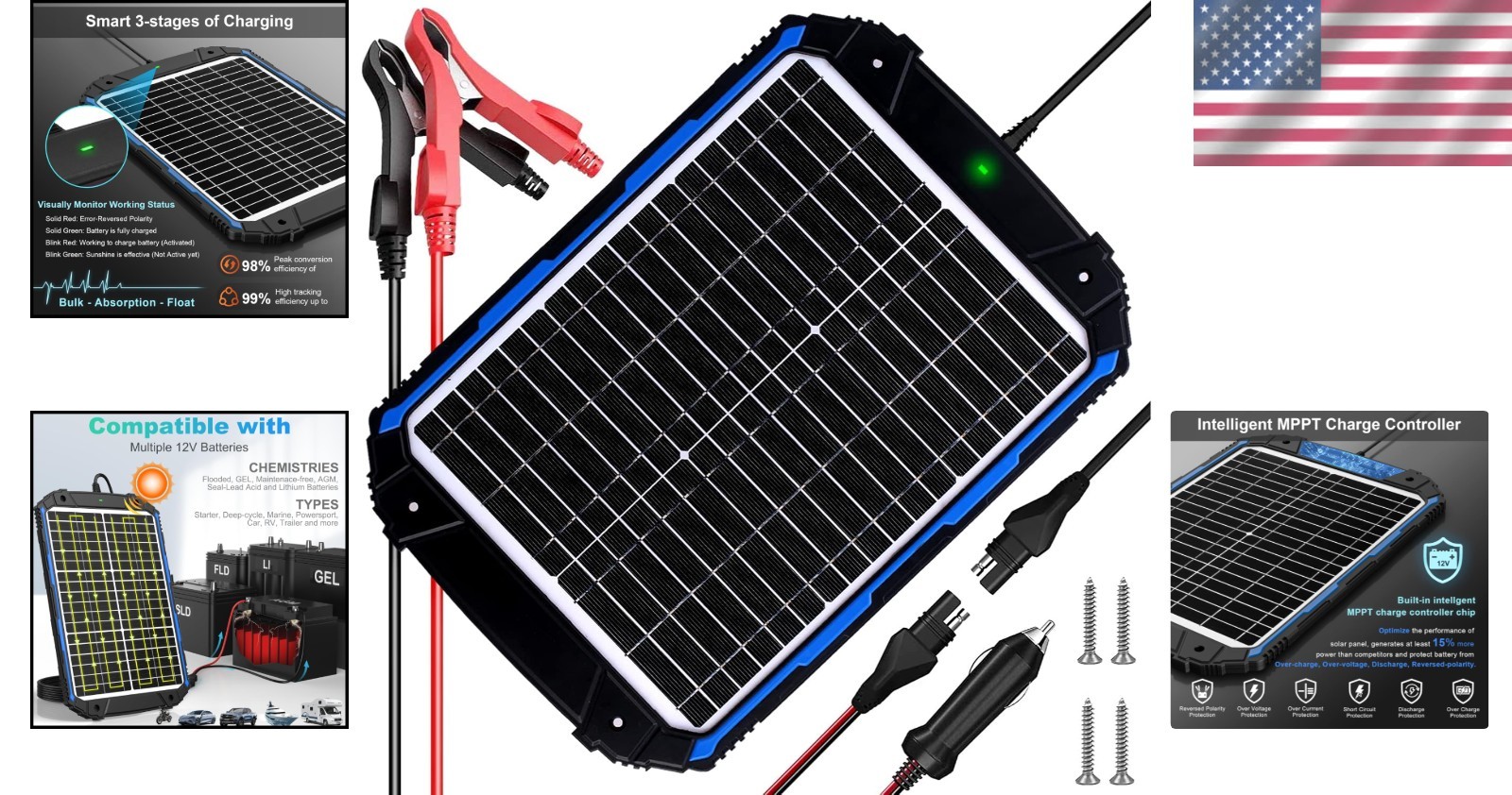 High Efficiency MPPT Solar Controller
