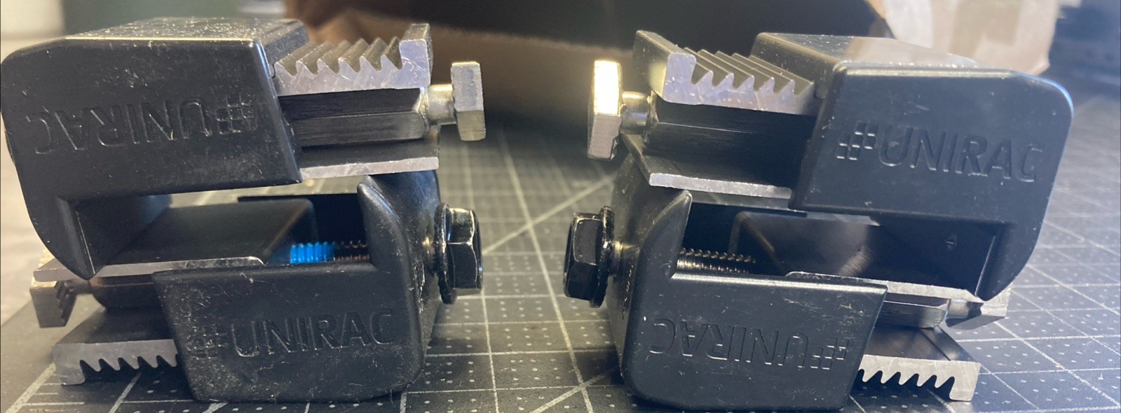 Lot of 4 UniRac Solar Mount End Clamps AF 30-46mm Dark Finish 302050D
