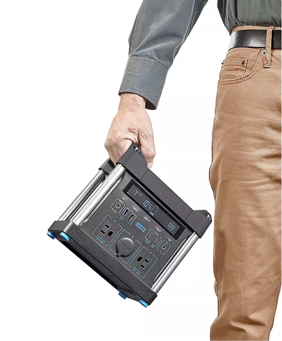 POWER RIDGE X-300 POWER STATION: PORTABLE 296WH LITHIUM-ION BATTERY GENERATOR