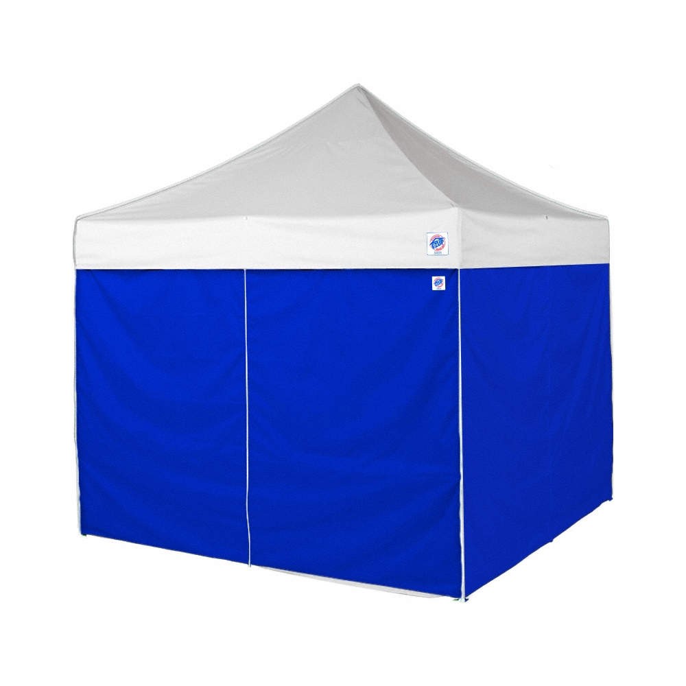 E-Z UP Sidewall,Blue,10 ft W,10 ft H 800J36