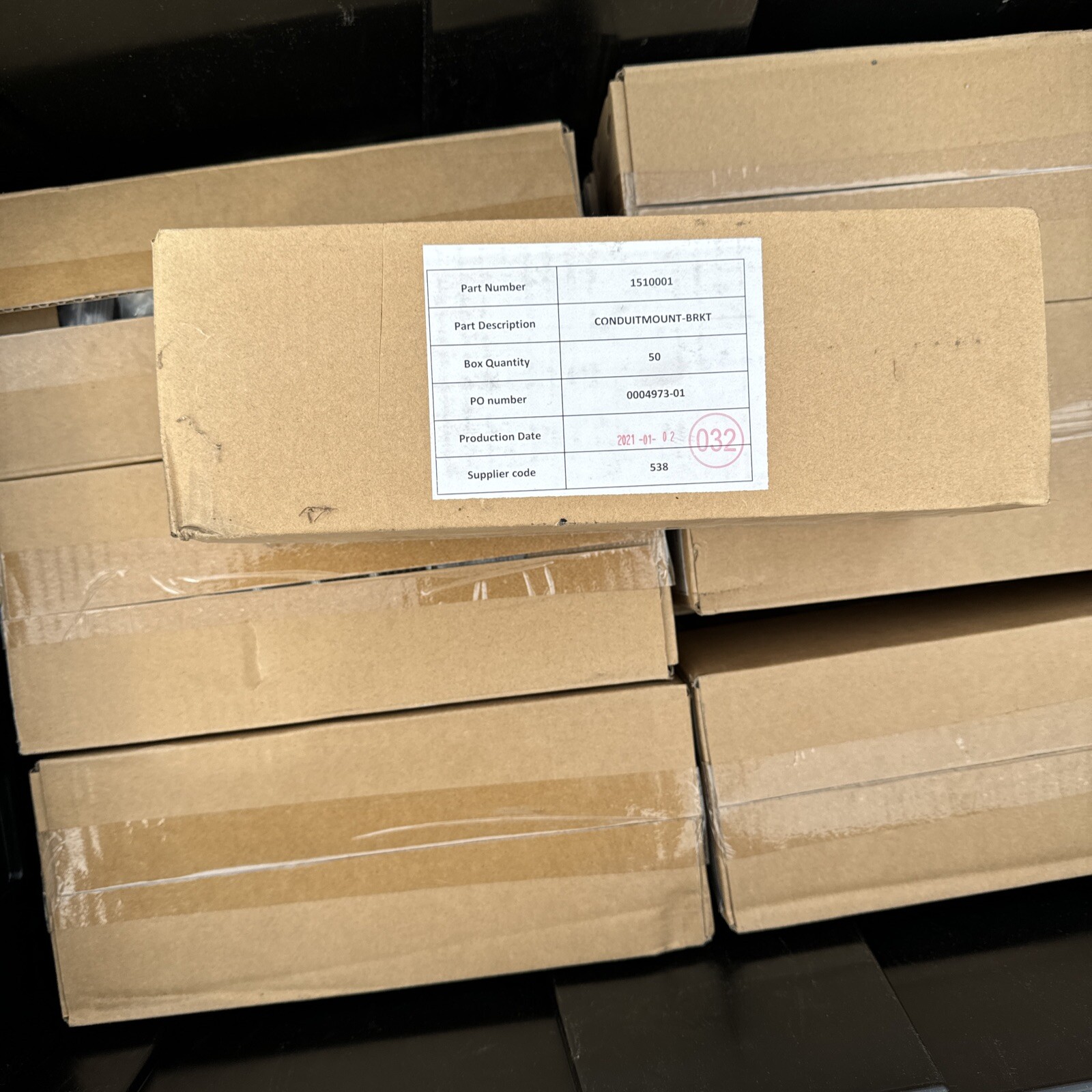 50 Pk Ecofasten Solar Conduit Mount Bracket 4.5″L x 1.25″W CONDUIT MOUNT-BRKT