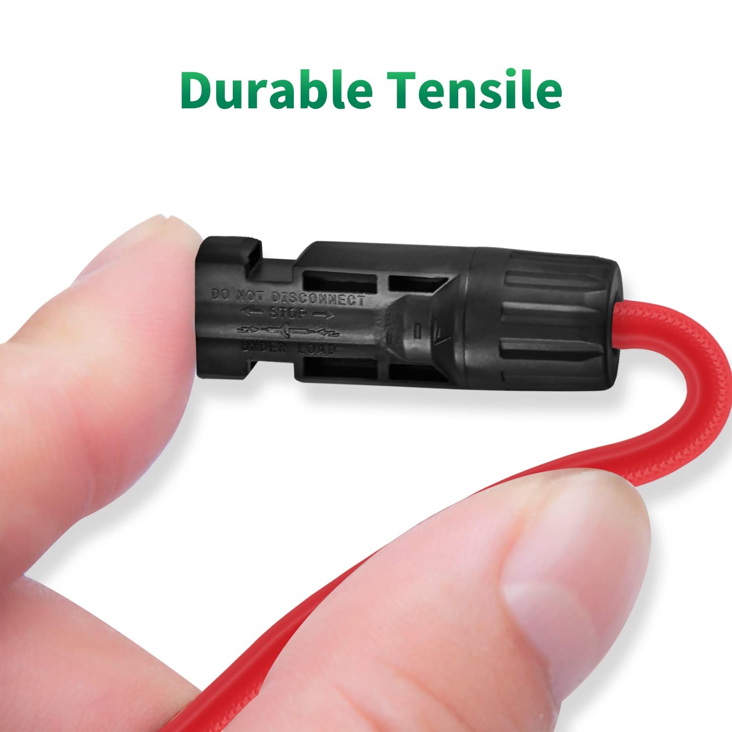 Solar Connectors Y Branch Parallel Adapter 10AWG Cable for Solar Panel (Red &…