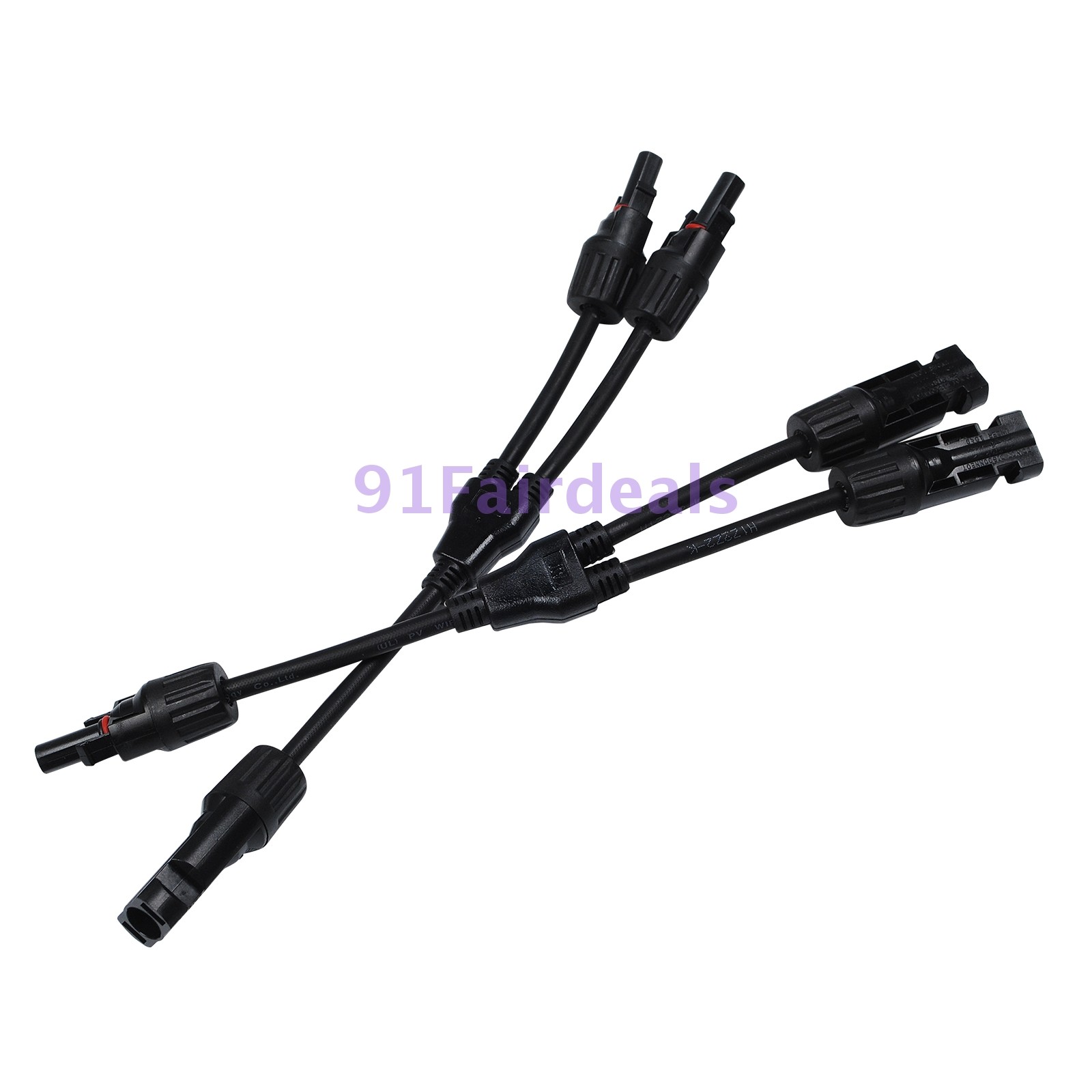lot Solar Panel Y Branch Cable Connection Waterproof Adapter Connector Extension