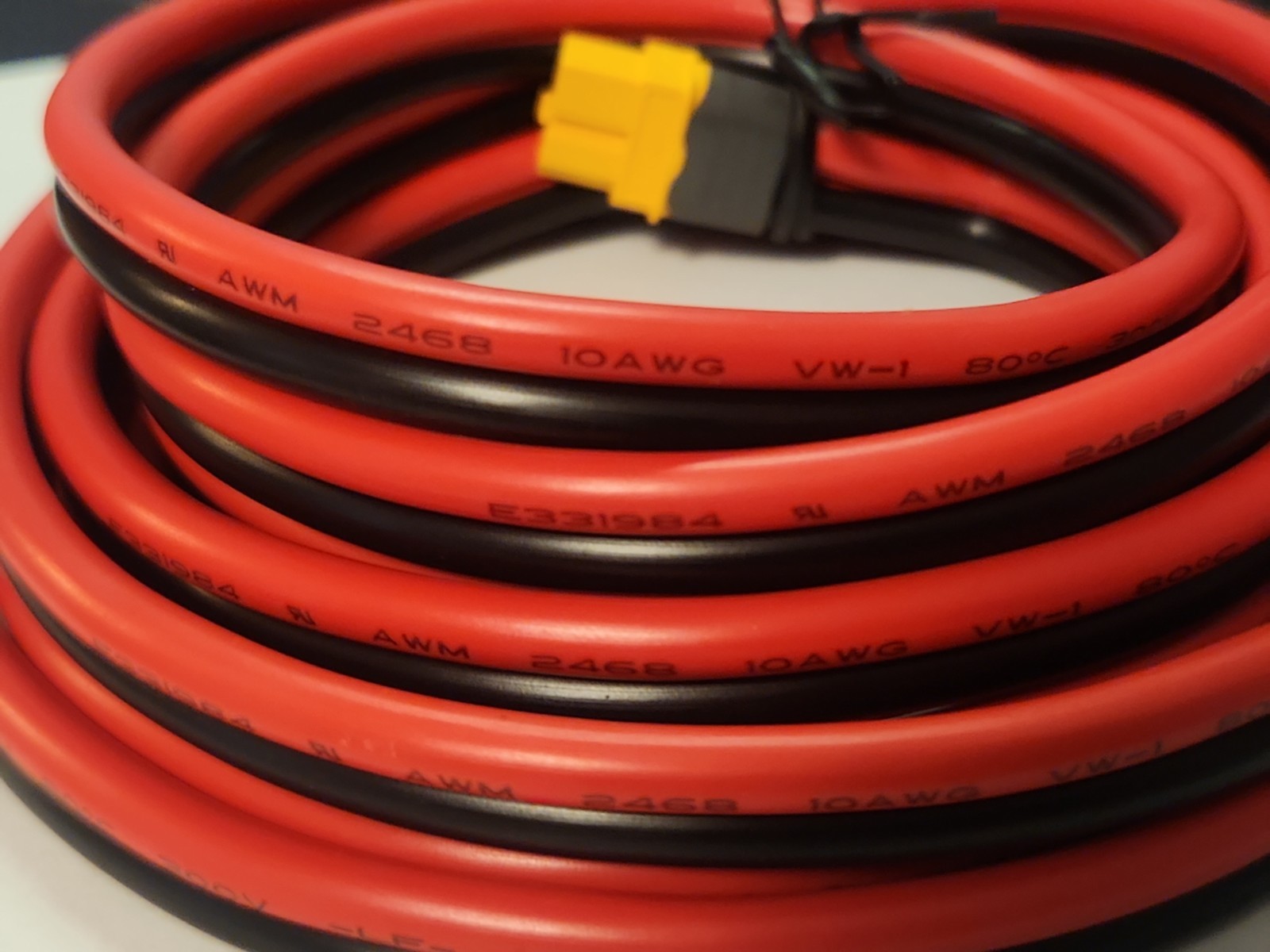 10 FT 10 AWG XT60 Female Adapter to Solar Extension Cable Battery Cable