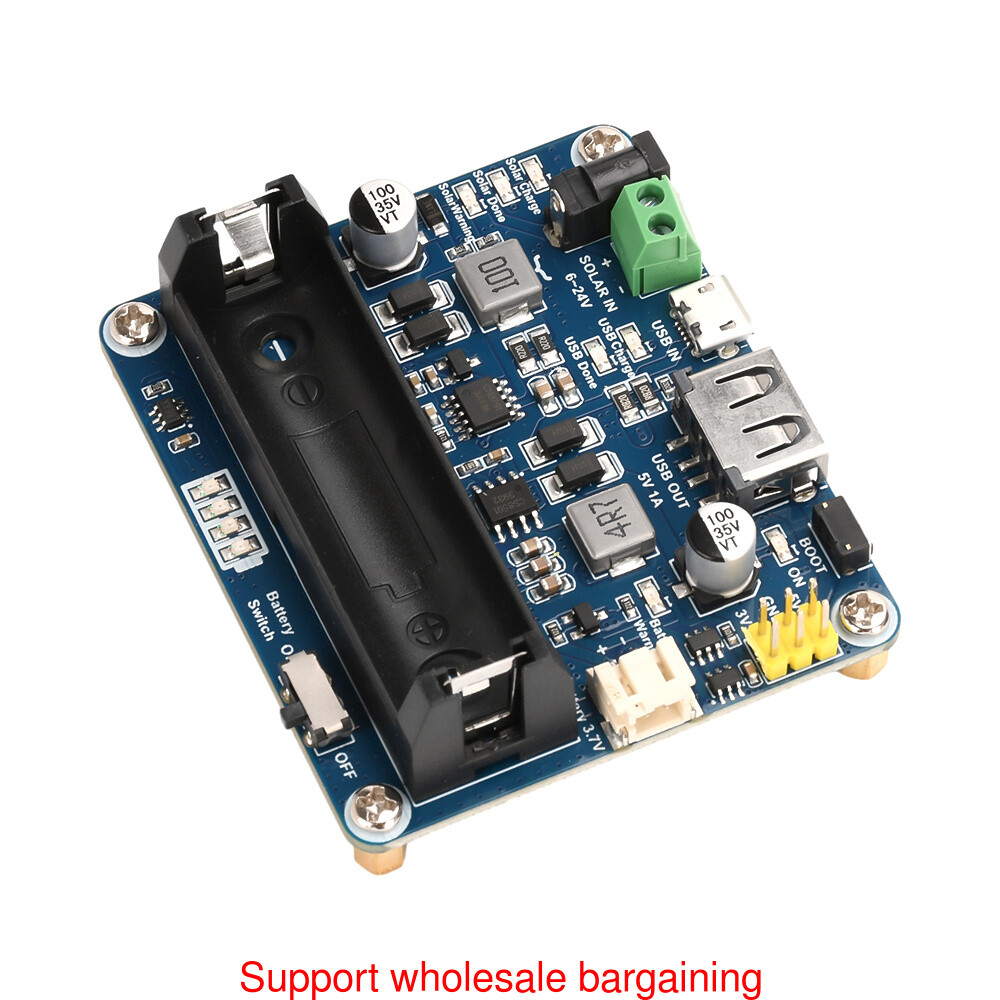 Power Manager Module for 6V~24V Solar Panel Support MPPT USB Battery Charging