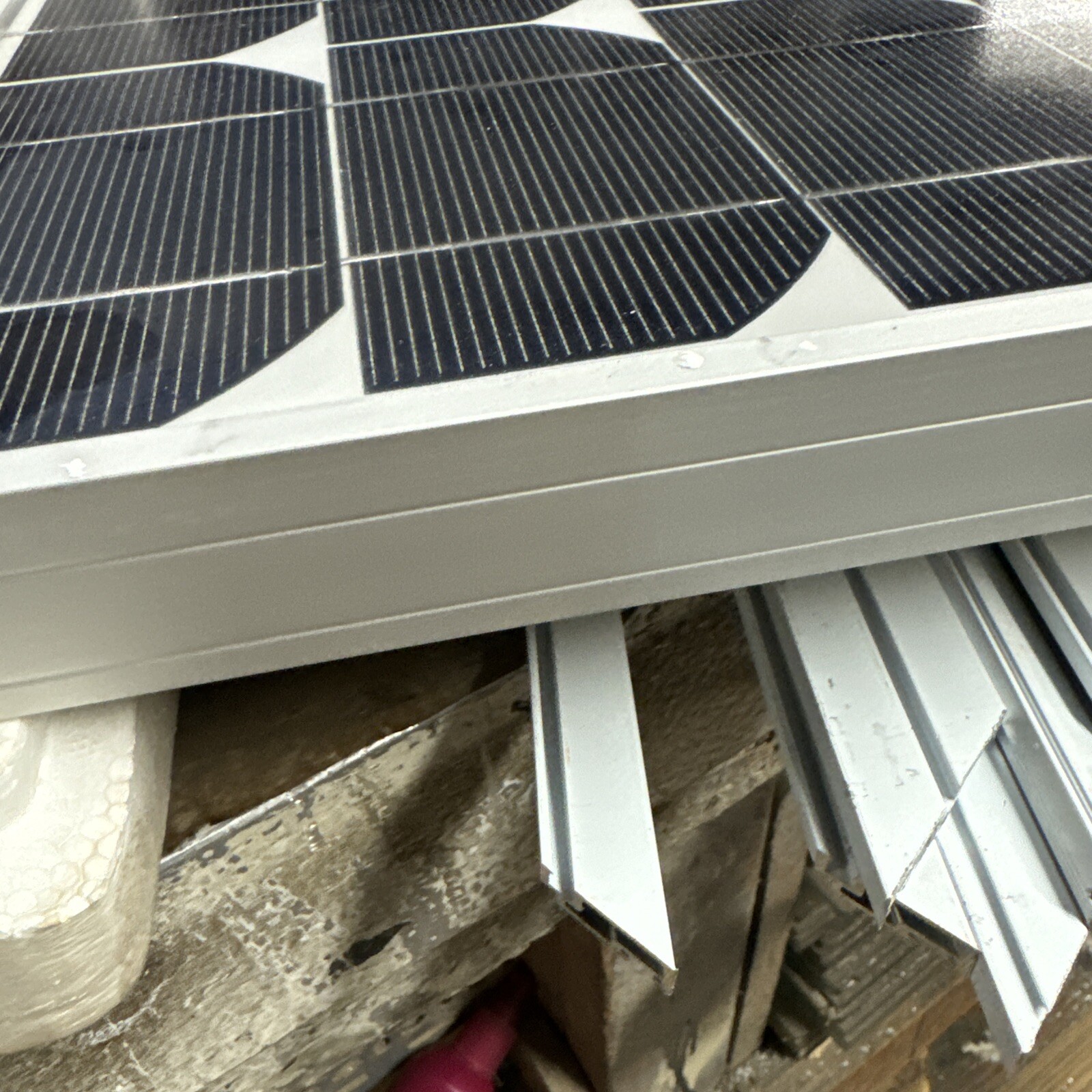 3 Lot – RAMSOND Solar Module 21” X 24.5” Pmax:50Wp Vmp: 16.8V Imp: 2.98A New!!