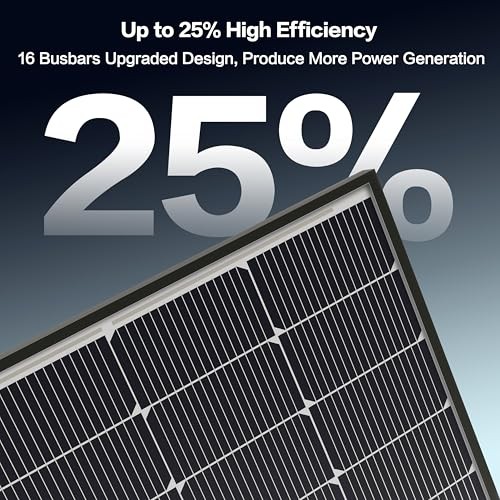 Xilanseek Bifacial 400 Watt Solar Panel, N-Type 16BB 2PCS 200W N-type 2Pcs
