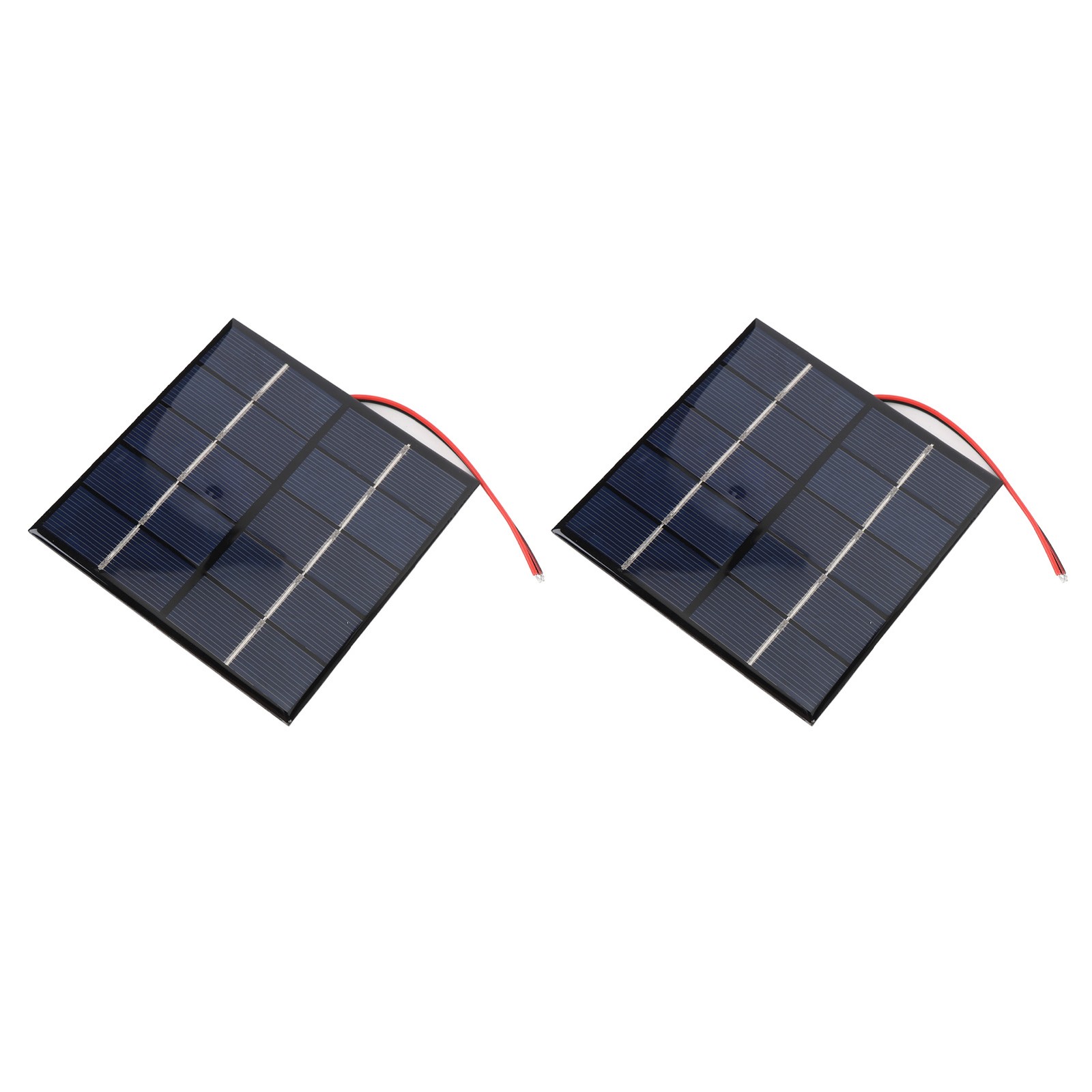 2PCS 1.2W 5V Solar Panel DIY Efficient Charger For Outdoor Use Easy To Use