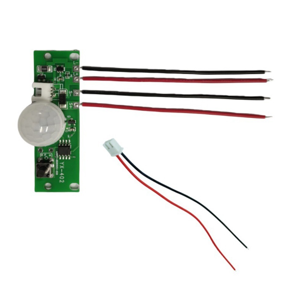 1 Pcs 3.7V Soldered Infrared Human Body Induction Solar Light Circuit Board New