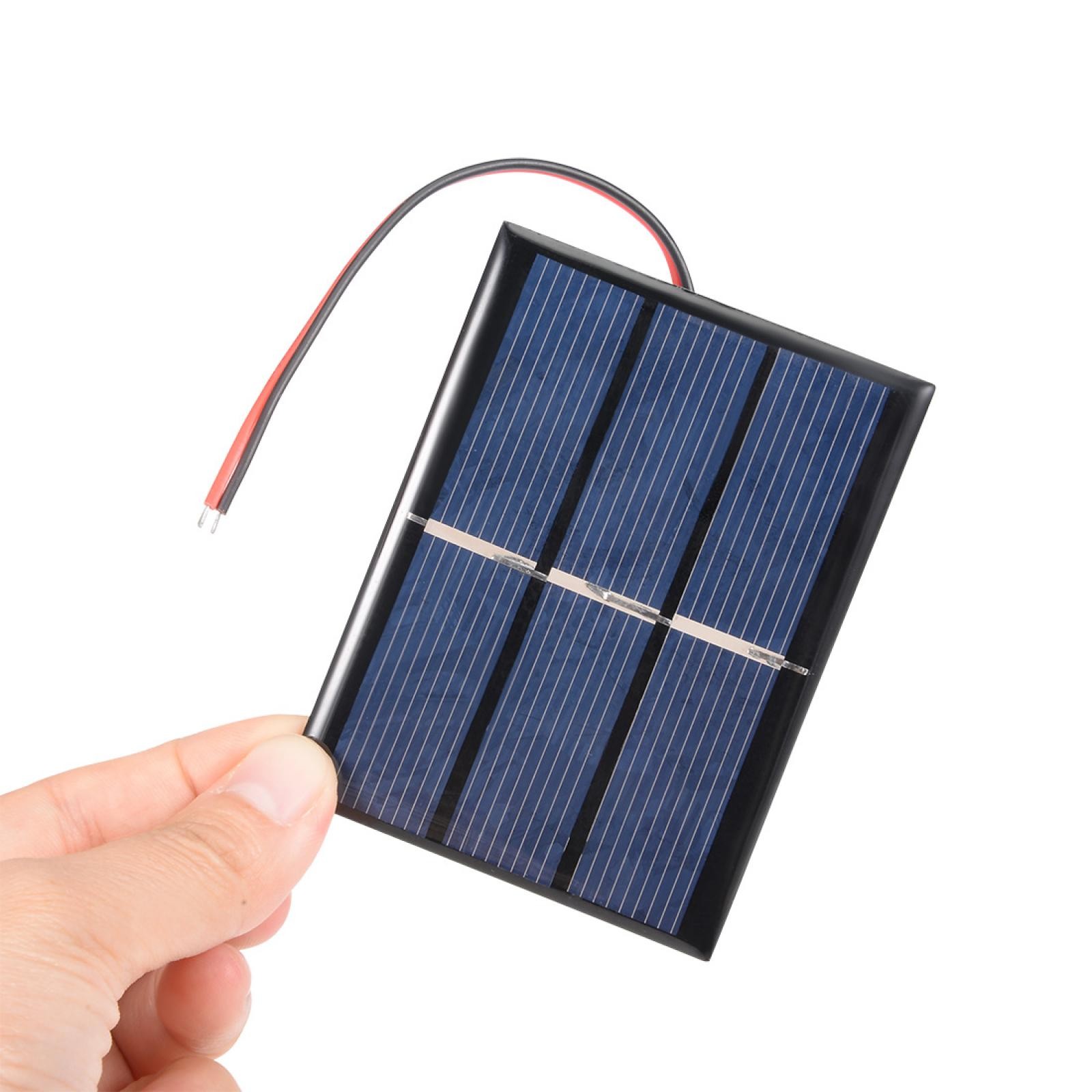 5X 0.65W 1.5V Solar Panel Module DIY POLY with 145mm Wire