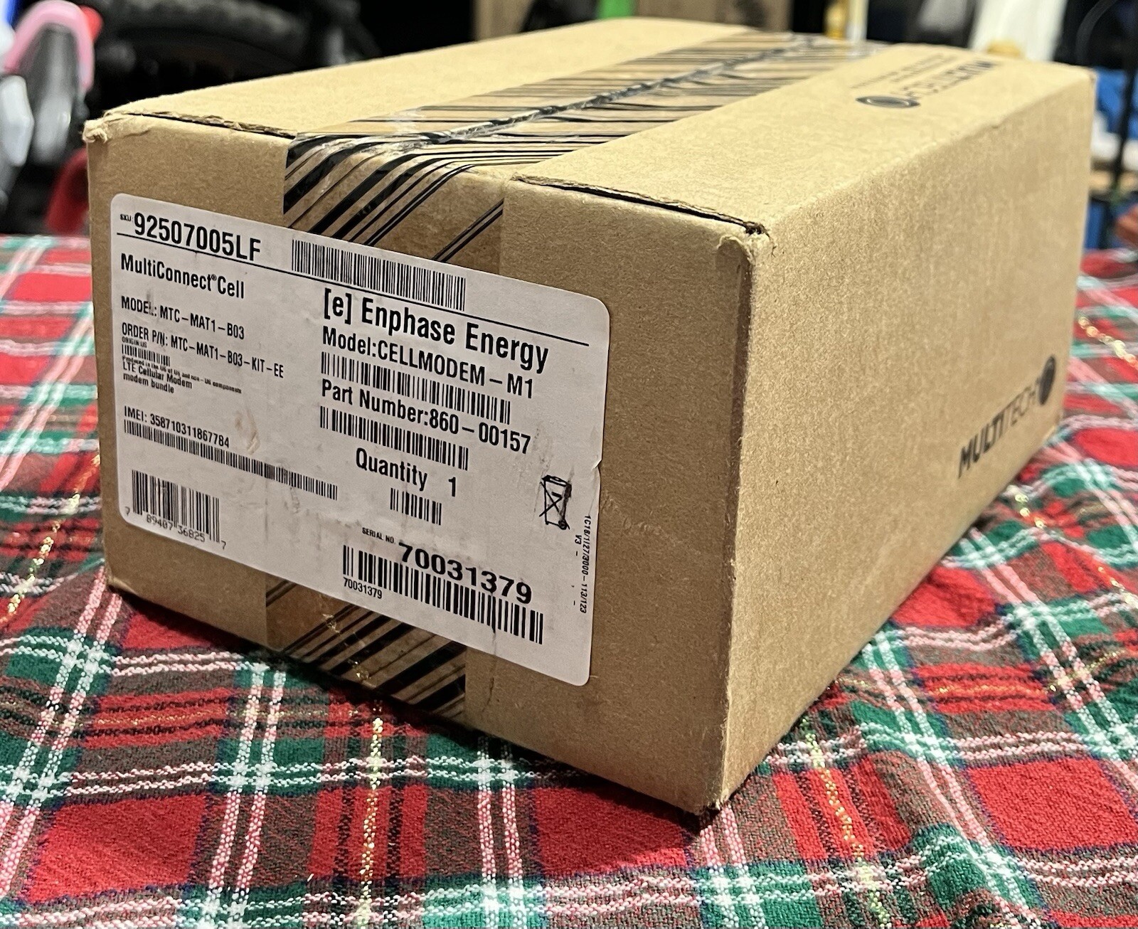 ENPHASE ENERGY MULTICONNECT CELL MODEM M1 WITH 5 YEAR PLAN AT&T