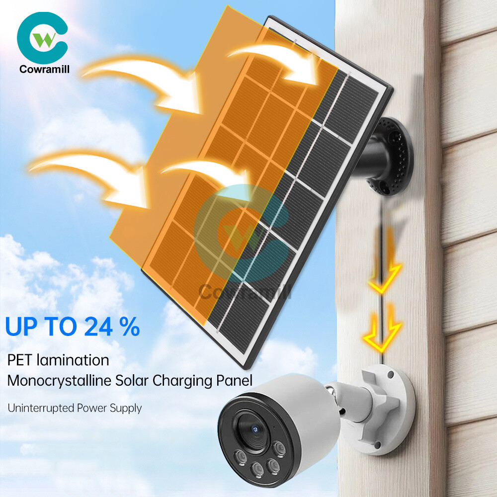 8W 5V Monocrystalline Solar Panel Type-C/DC5521 Interface Solar Charging Board
