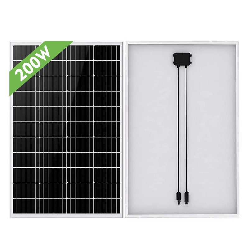 200W 12 Volt Monoc Solar Panel High Efficiency Durable RV Marine Boat Off Grid