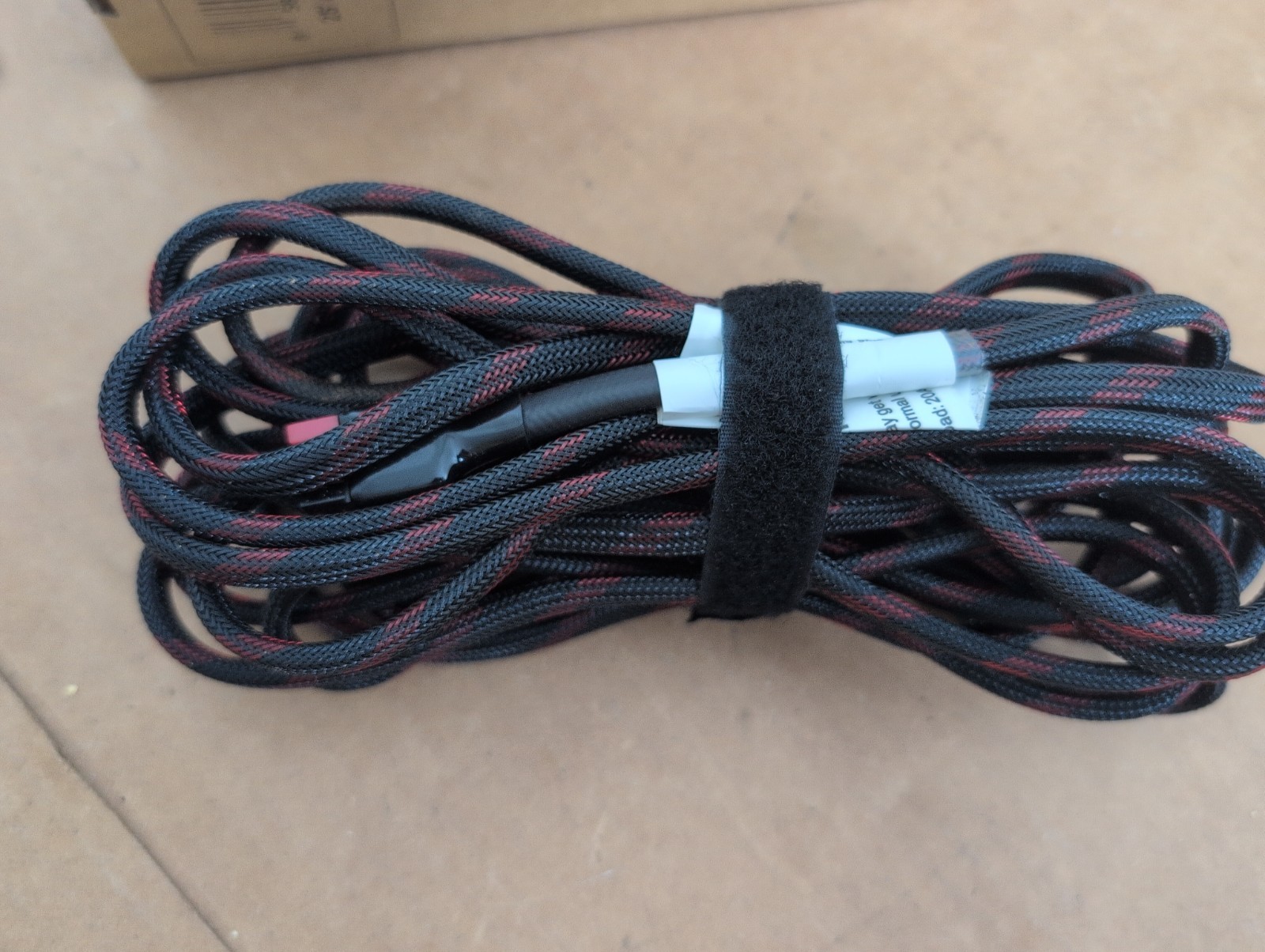 Lion Energy 25 ft Solar Power Connector Anderson Cable 25a Capacity Nylon Sheath