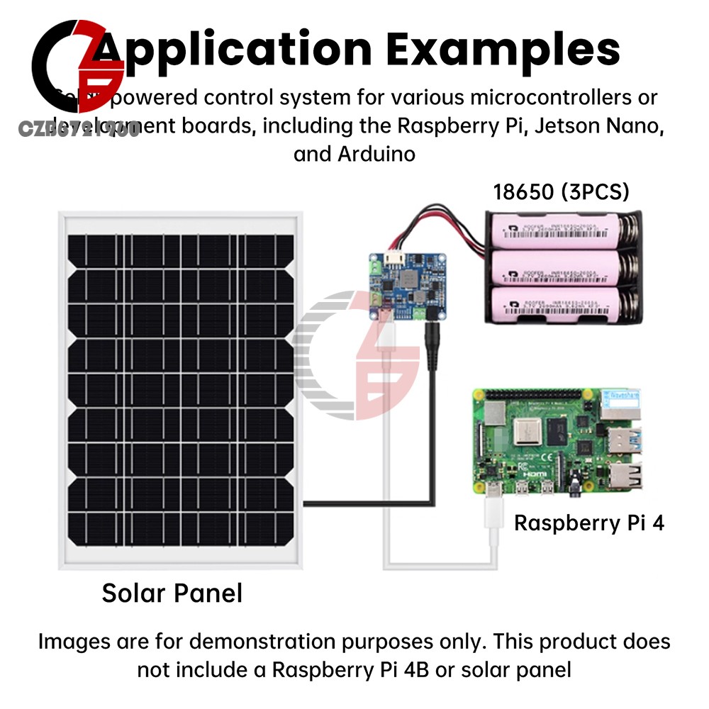 6-24V Solar Panel Power Management Module 5V 3A Supports MPPT, PD QC FCP SFCP