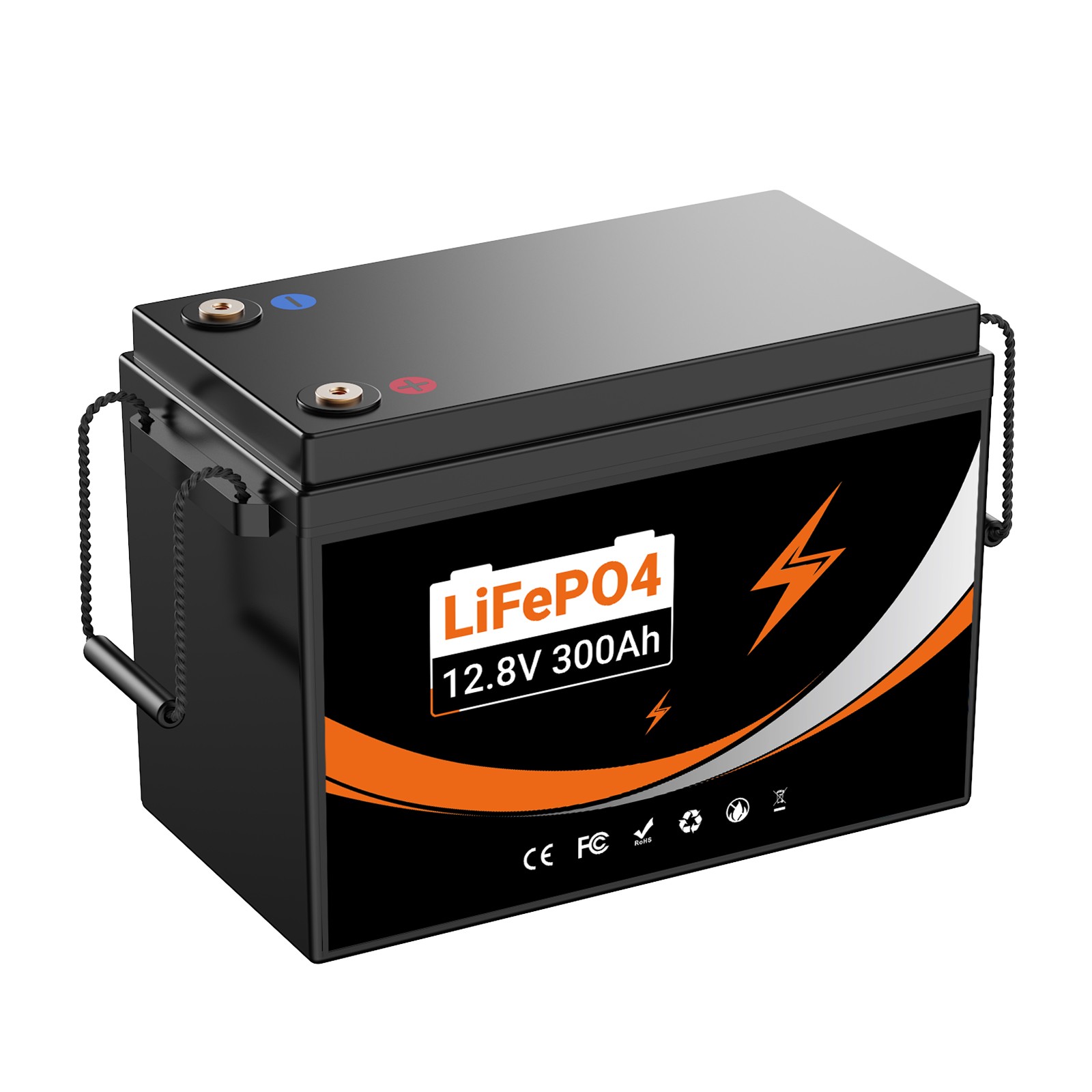 UPP 12V/24V 100AH LiFePO4 Lithium Battery High-Temp For RV Solar Panel 100A BMS