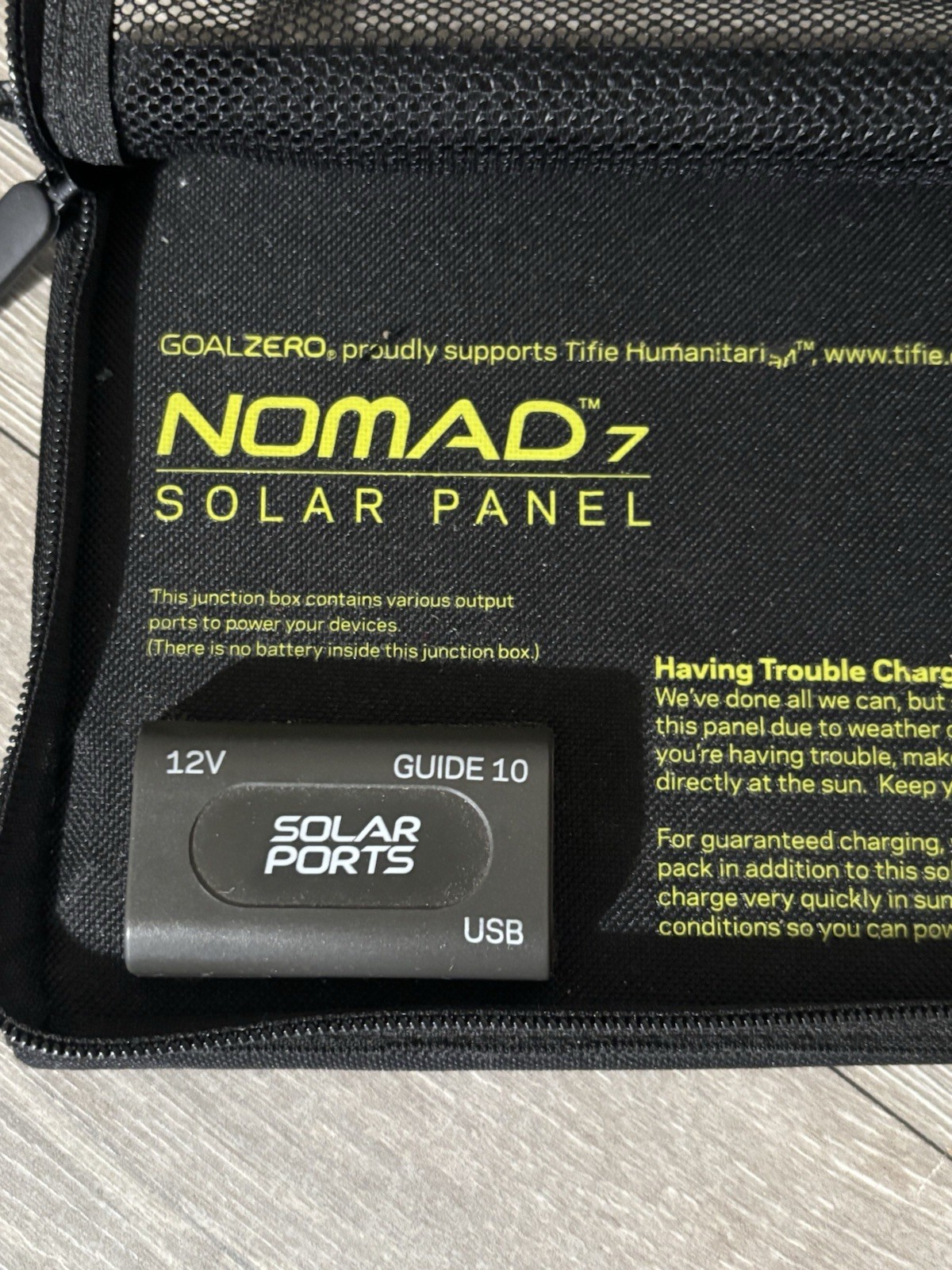 Lot of 2 Goal Zero Solar Panel – Nomad 7 Plus and Nomad 7 – SOLAR PANELS ONLY