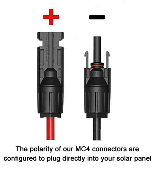 10′ feet Solar Charging Cable fits ANDERSON POWERPOLE, JACKERY, 500 Watts